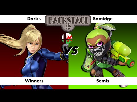 Backstage #3 Winners Semi-Finals Dark~ (Zero Suit Samus) Vs Samidge (Inkling)