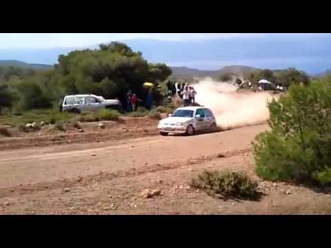 58o RALLY ACROPOLIS 2012 NISSAN MICRA KIT CAR LAMPIS KOYRTESIS