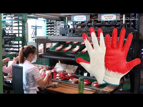 Latex Coated Cotton Knitted Gloves