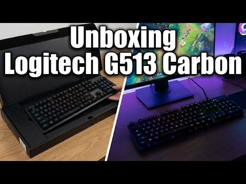 Unboxing Logitech G513 Carbon RGB Keyboard