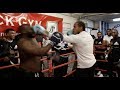 WOW! - ANTHONY YARDE SWTICHES PUBLIC WORKOUT INTO FIERCE SPARRING SESSION / **FULL & UNCUT** VIDEO