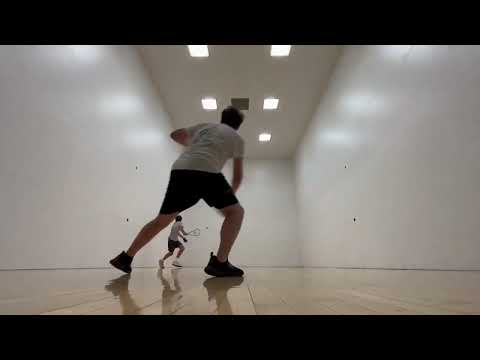 Boy Gets Hit in Face With Ball During Game of Racquetball - 1349962