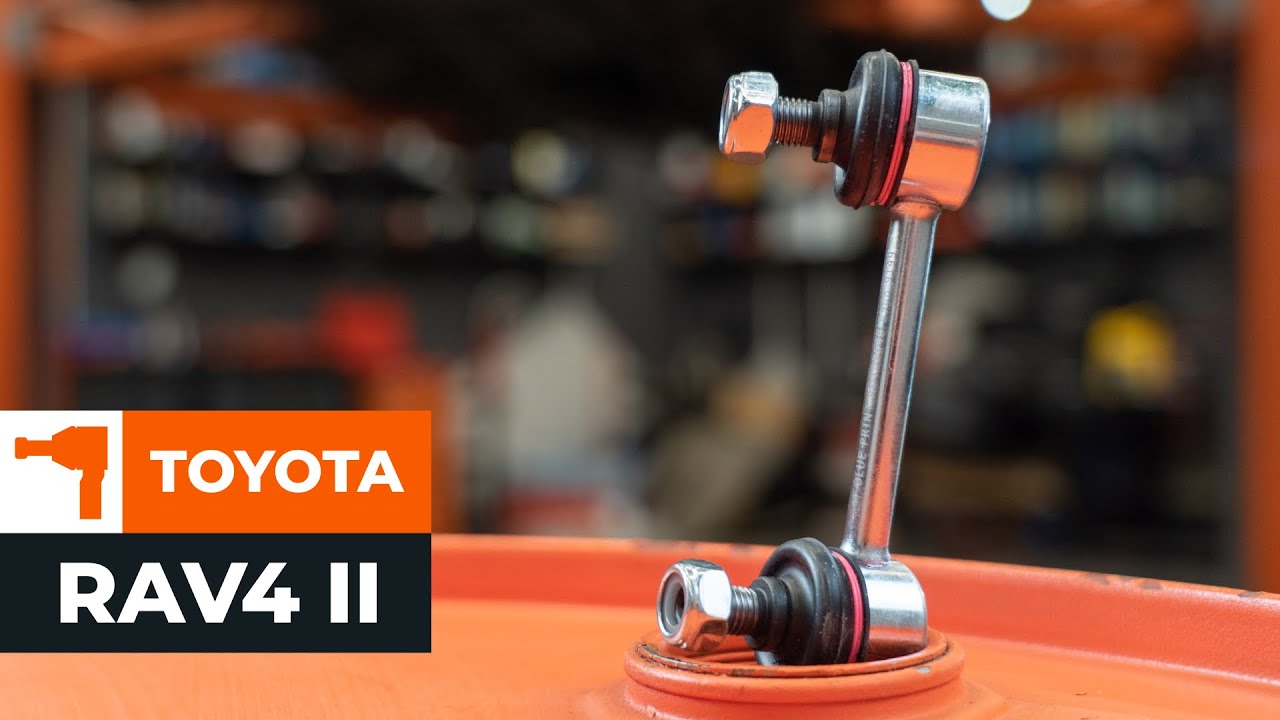 Kuidas vahetada Toyota RAV4 II taga-stabilisaatori varras – õpetus