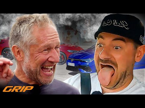 Duell der Power-Kompakten mit 300 PS🔥😎 Honda Civic Type R🤜🤛VW Golf R💥I GRIP