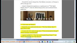 Nate Berkus 101: Nate Berkus net worth
