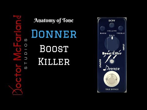 Donner Boost Killer 2010s - Black Booster Mini Pedal Bild 8