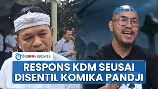 Disentil Pandji Pragiwaksono "Artis YouTube", Dedi Mulyadi Beri Respons Santai: Datang Aja ke Jabar