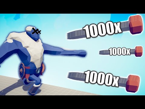 1000x OVERPOWERED BLOWDART vs UNITS - TABS | Totally Accurate Battle Simulator 2023