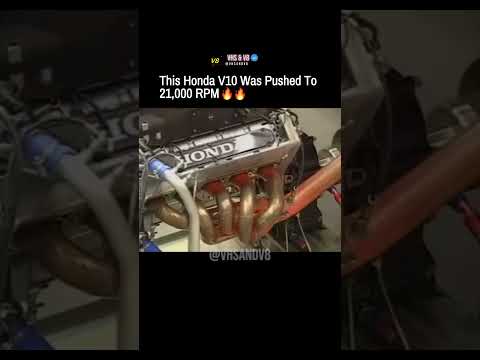 Honda's F1 V10 Screaming At 21,000 RPM🔥
