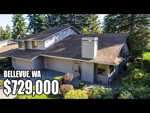 Inside a $729,000 Townhome in Bellevue, WA For Sale