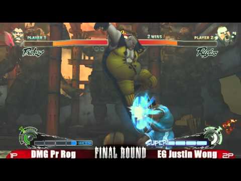 DMG PR Rog vs EG Justin Wong FRXIV Super Street Fighter 4 Top 16