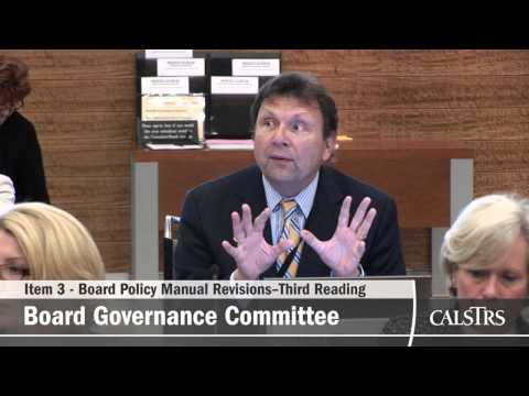 Teachers' Retirement Board June 2014 - Board Governance Committee
