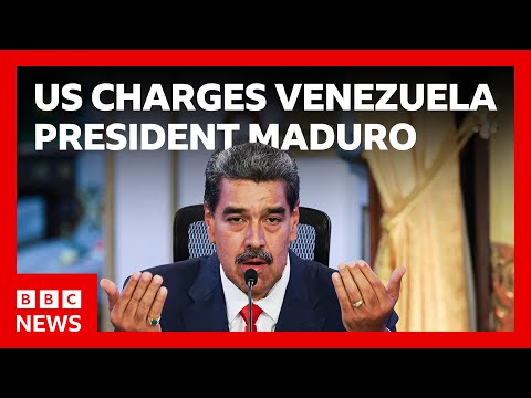 美國起訴委內瑞拉總統馬杜羅！涉毒品和武器罪名 | BBC News (US charges Venezuela President Nicolas Maduro with drugs and weapons offences | BBC News)