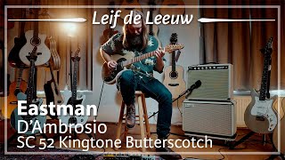 Video thumbnail for Eastman D'Ambrosio SC 52 Kingtone Butterscotch played by Leif de Leeuw | Demo by TFOA Demos