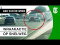 Ordinaire verkeersruzie op snelweg A10