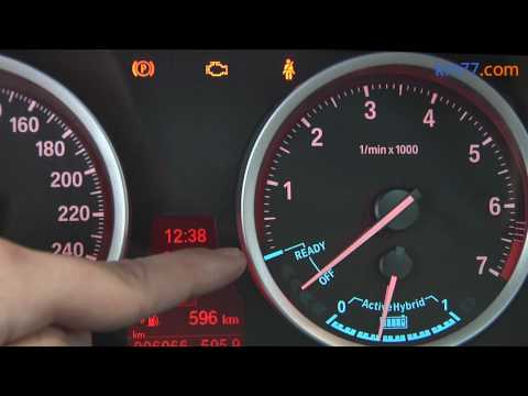 BMW ActiveHybrid X6 – Cuadro de instrumentos – Pantalla