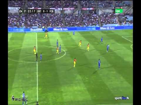 Adriano - Goal Barcelona Vs Getafe CF (15.09.2012)