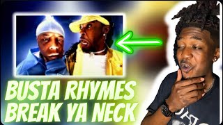 FIRST TIME HEARING Busta Rhymes - Break Ya Neck (Official Video)