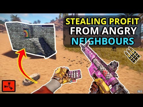 HIJACKING A RAID From ANGRY RICH KIDS Makes Me A NICE PROFIT!! - RUST SOLO
