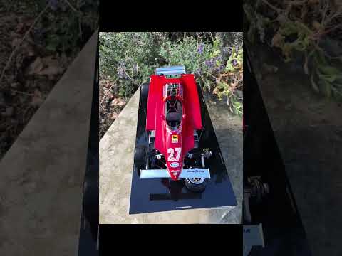 Gilles villeneuve. Ferrari 126 c2 1:12 scale