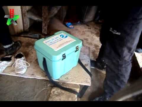 تقرير حول انطلاق الحملة الثالثة للقاح شلل الأطفال في دير الزور