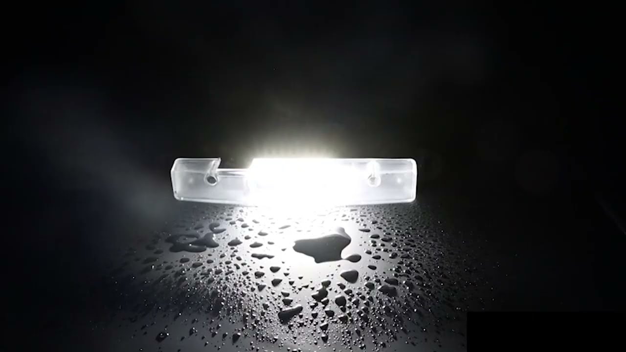 LED UTV DOME LIGHT BATTERY POWERED RED - Video 1