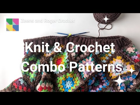 Patterns that combine knitting and crochet!  Is this the next new yarn trend?!