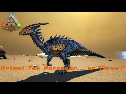 ARK Modded Funny moments- Primal Tek's are scary