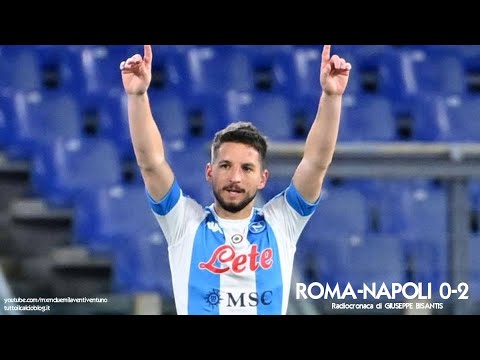 ROMA-NAPOLI 0-2 - Radiocronaca di Giuseppe Bisantis (21/3/2021) da Rai Radio 1