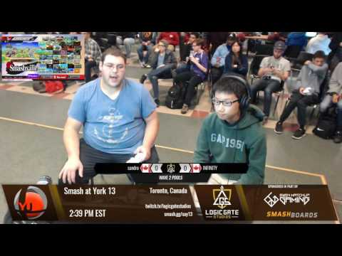 Smash at York 13 - Variant INFINITY (Cloud) vs Sandro (Corrin, Marth) - SSB4 Wave 2 Pools
