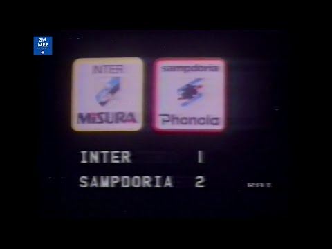 1983-84 (1^ - 11-09-1983) INTER-Sampdoria 1-2 [Bini,Francis,Francis] Servizio D.S.Rai