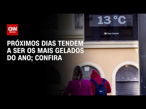 Previsão do tempo: Próximos dias tendem a ser os mais gelados do ano | CNN PRIME TIME