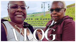 VLOG: Black in Europe | Mother & Daughter Staycation + All White Boat Party