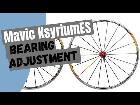 Mavic Ksyrium ES Bearing Adjustment 🚲🔧