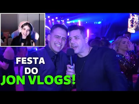 BRUNA REAGINDO PASSARAM DOS LIMITES NA FESTA DO JON VLOGS