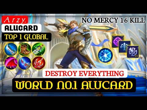 World No.1 Alucard || Fast Farm, Rotation, Nonstop Killing || By- A r z y. || Mobile Legends