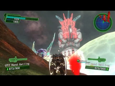 Earth Defense Force 4.1 Blind Hard Difficulty Let's Play Part 12 - Alien Brain