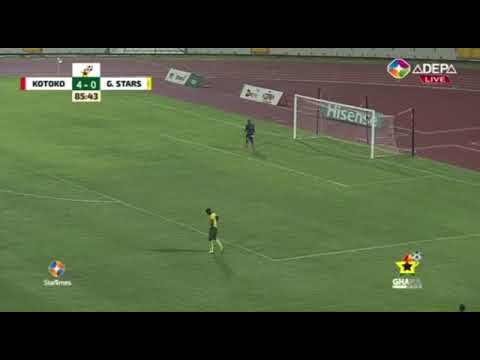 ⚽️What a strike from Kotoko's Samuel Boateng to score the 5th  against Bibiani GoldStars. #Startimes