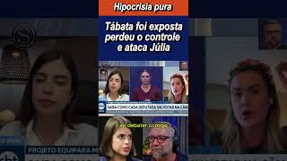 Tabata Amaral perde o controle após Júlia Amaral expor a sua mentira