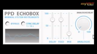Video thumbnail for PPD Echobox - Free VST - myVST Demo by myVST