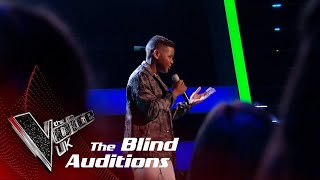 Donel Performs &#39;Cold Water&#39;: Blind Auditions | The Voice UK 2018