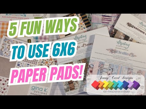 ✂️📜 5 More Creative & Fun Ways to Use 6x6 Paper Pads! 🎨✨