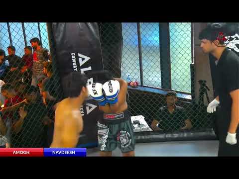 Amogh v/s Navdeesh | Alpha Fighting Series Season 1 | Kickboxing Bout | MMA 2025