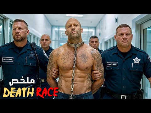 أدخلوه السجن بعد مقتل زوجته 😥 وأجبروه على الفوز في سباق الموت مقابل حريته 😱 | ملخص فيلم Death Race 