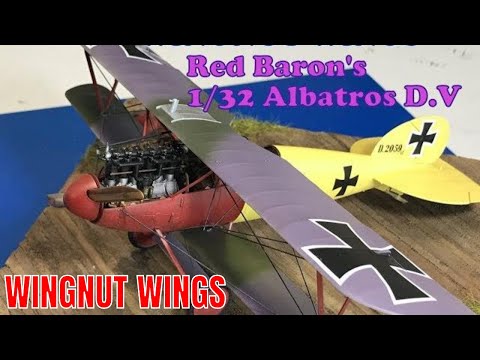 Building the 1/32 Wingnut Wings Red Baron Albatros D.V step by step build