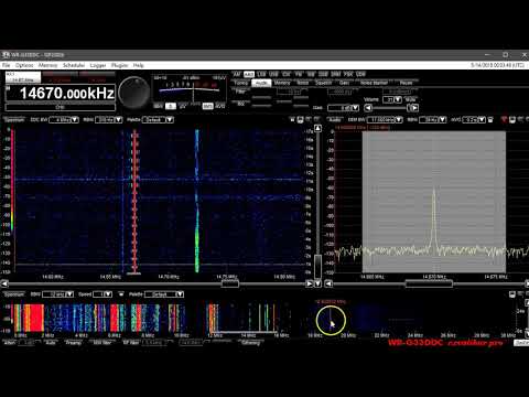 14670 KHZ AM CHU Canada Time Signal with Winradio Excalibur