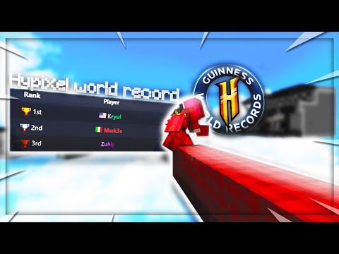 HO BATTUTO IL RECORD MONDIALE nelle BEDWARS di HYPIXEL!