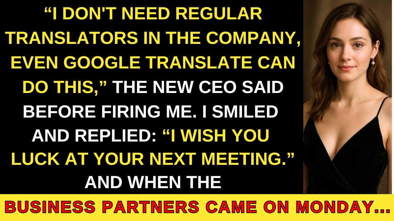 “I Don't Need Translators In The Company, Even Google Translate Can Do This” CEO Said And Fired Me
