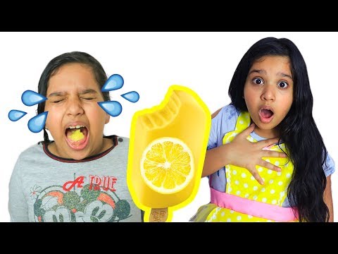 शफ़ा और सोसो ने आइसक्रीम बेचने का नाटक किया।