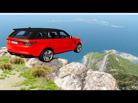 Cliff Drops Crash Compilation - BeamNG.drive
